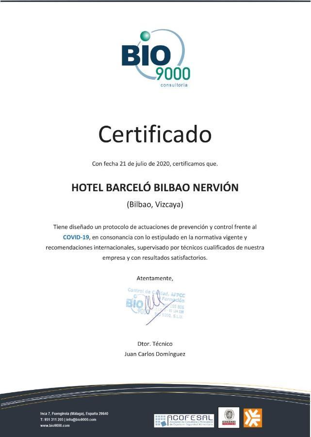 Barcelo Bilbao Nervion Hotel Exterior photo